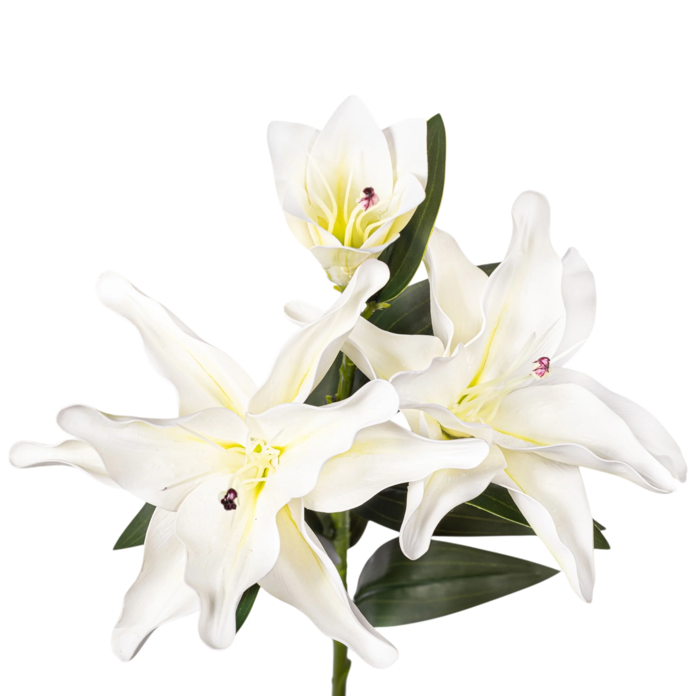 30" Casa Blanca Lily Stem - Real Touch FL1128 - Image 2