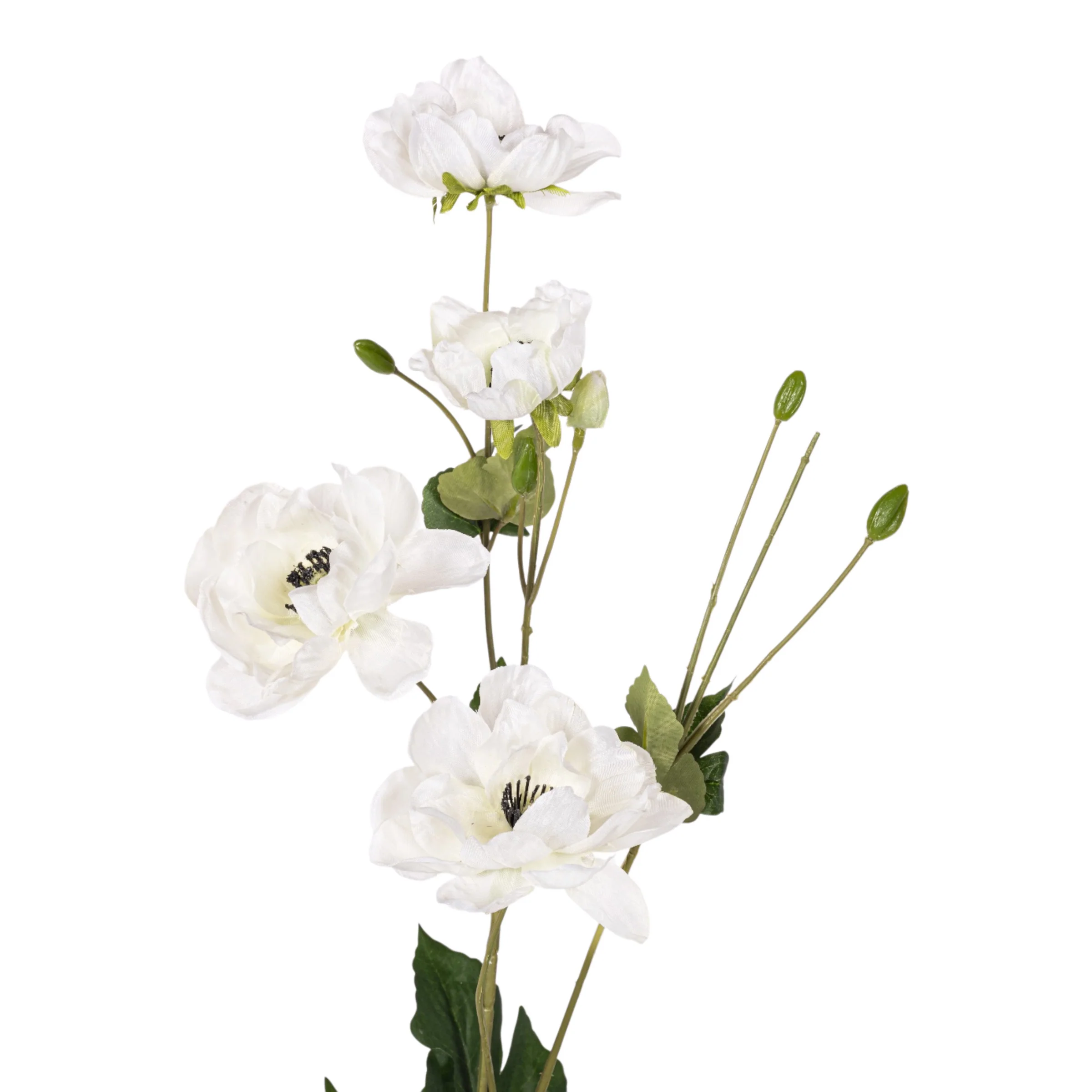 37" White Anemone Spray FL1129 - Image 2
