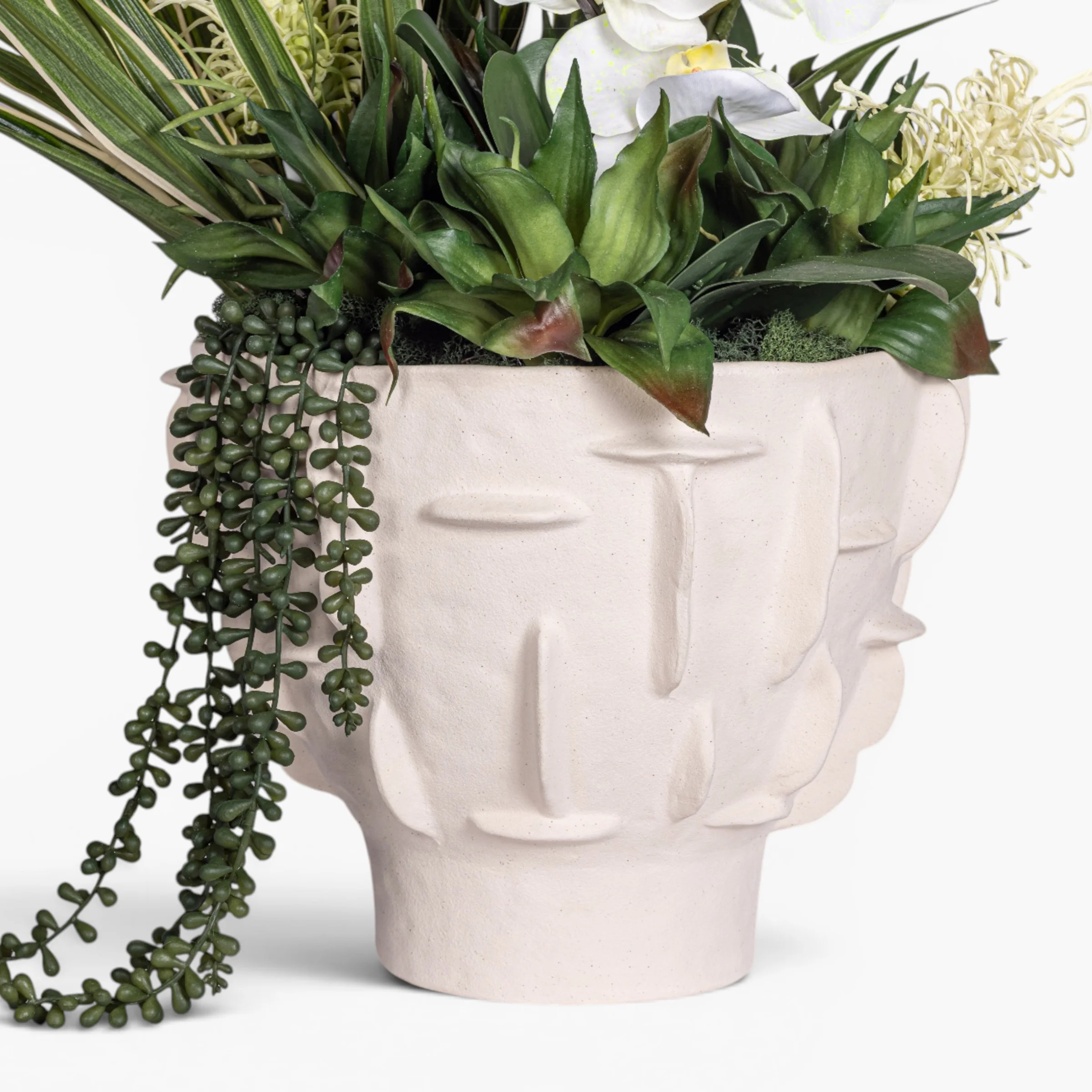 Finnegan Tall Bowl with Mixed Orchid Arrangement AR2000 - Image 3