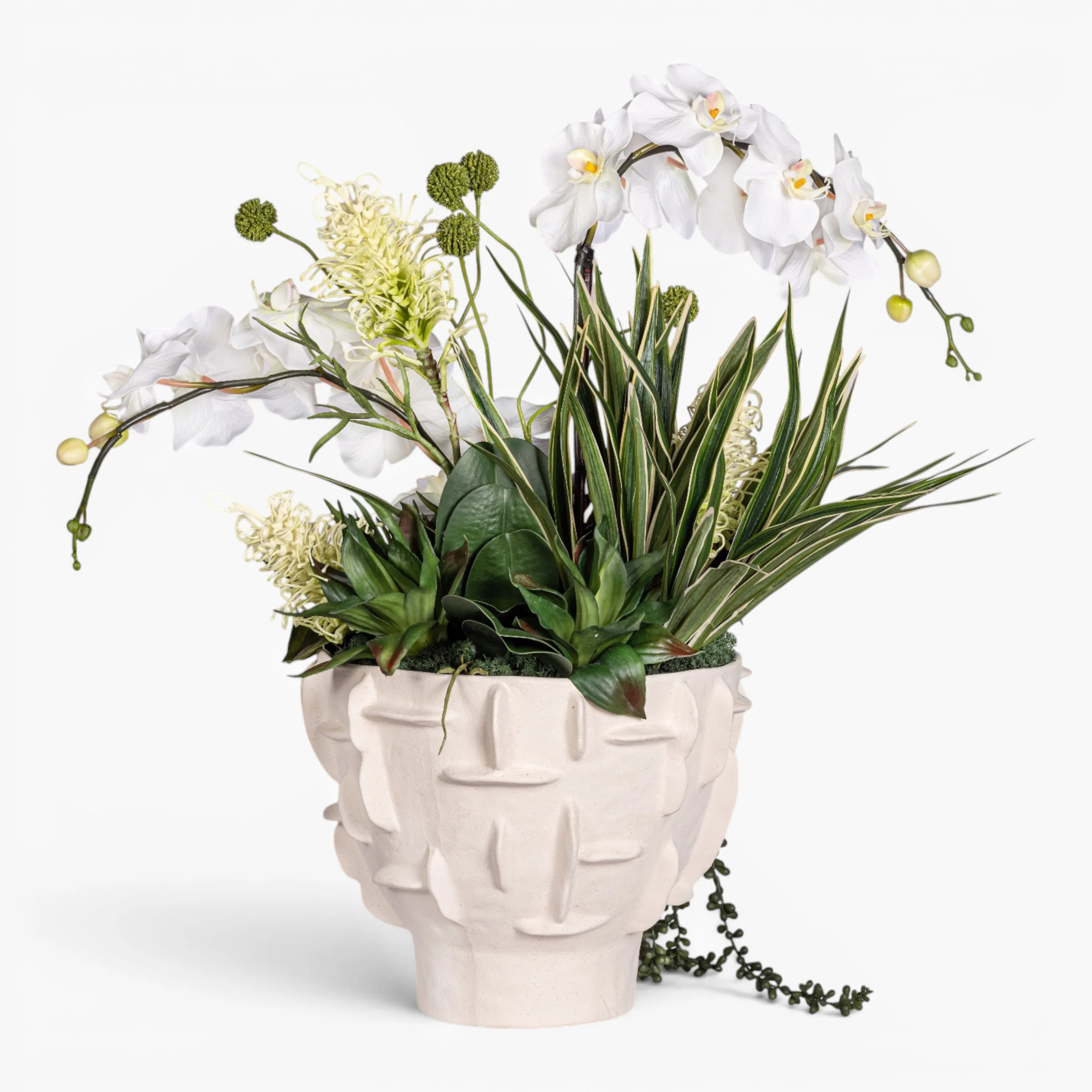 Finnegan Tall Bowl with Mixed Orchid Arrangement AR2000 - Image 4