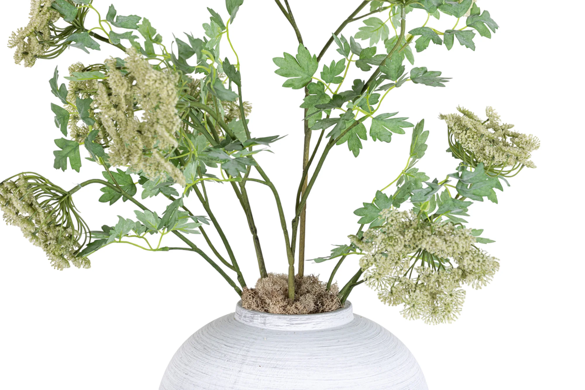10" Tyler Vase with Queen Anne's Lace Arrangement AR1343 - Image 3