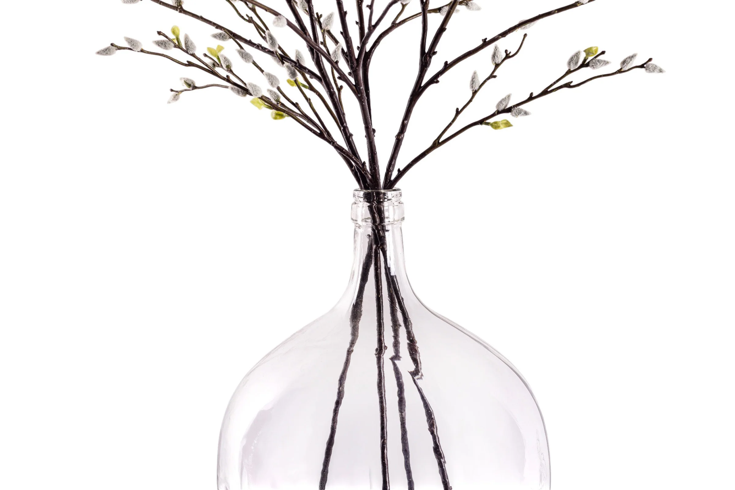 36" Luna Vase with Pussy Willow Arrangement AR1928 - Image 2