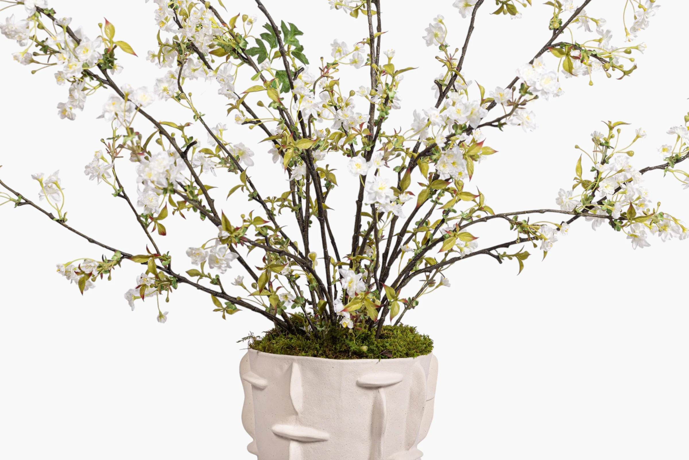 Finnegan Vase with Cherry Blossom Arrangement AR2014 - Image 2