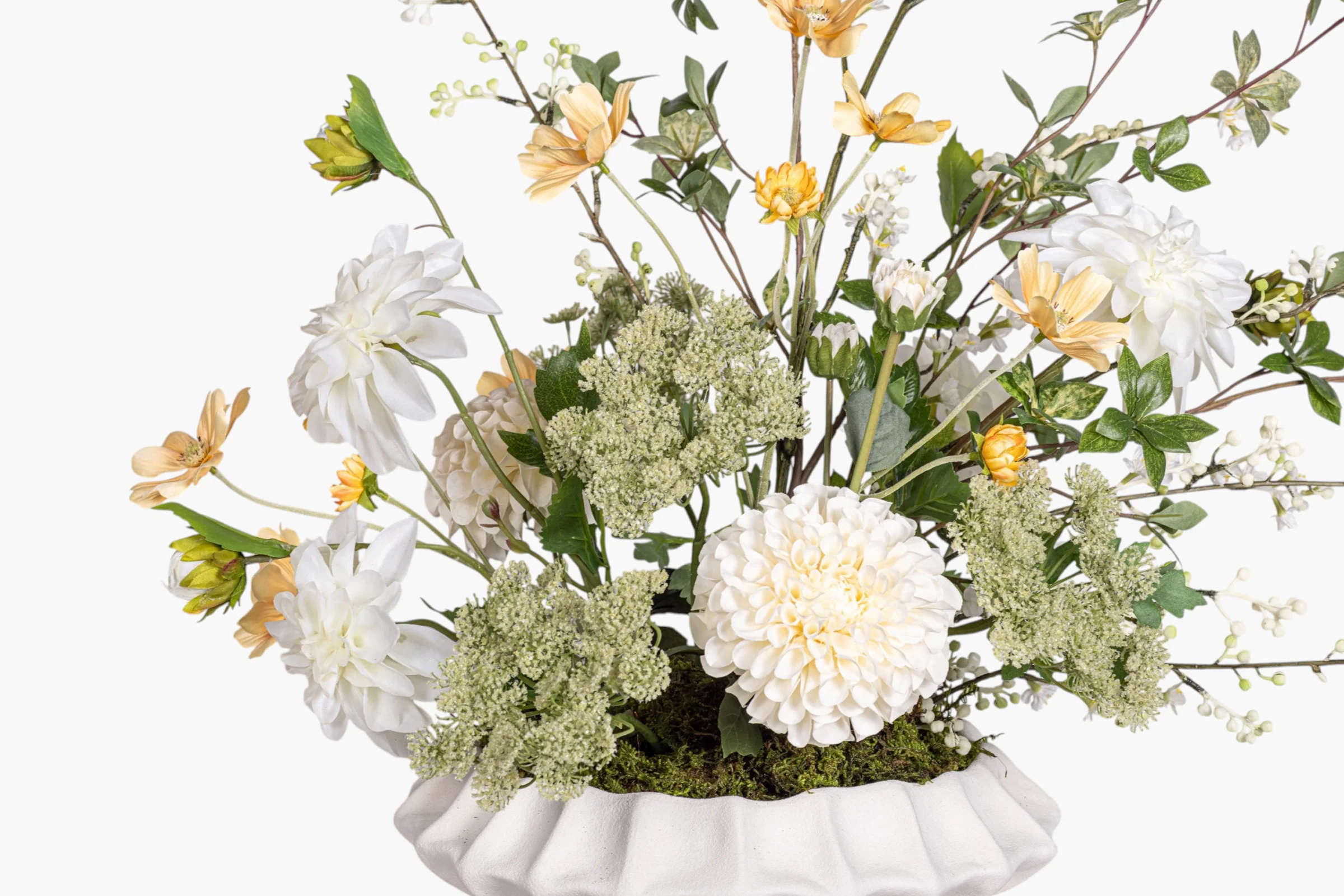 Adelaine Bowl with Mixed Floral Arrangement AR2023 - Image 2