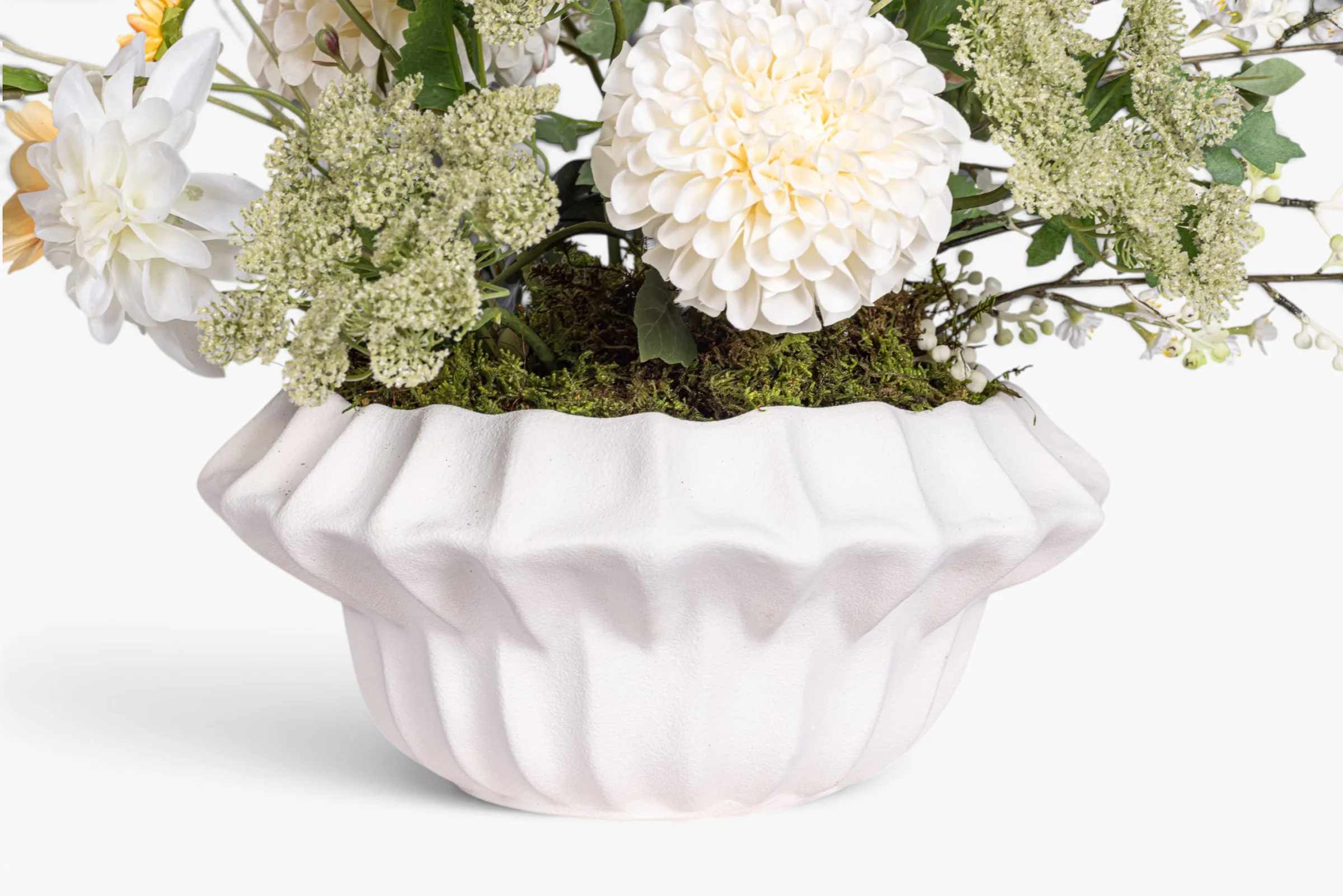 Adelaine Bowl with Mixed Floral Arrangement AR2023 - Image 3