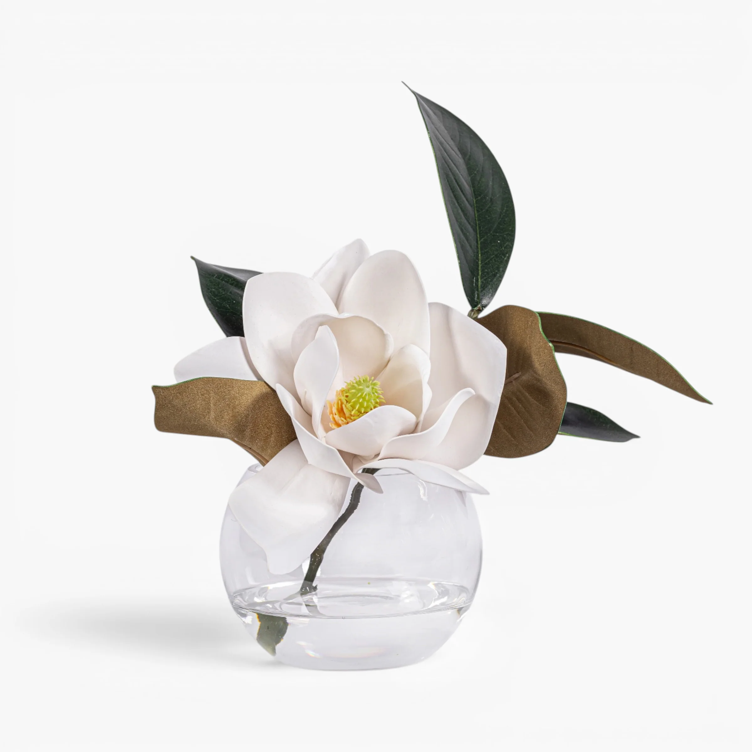 Halo Bowl with Magnolia Arrangement AR2033