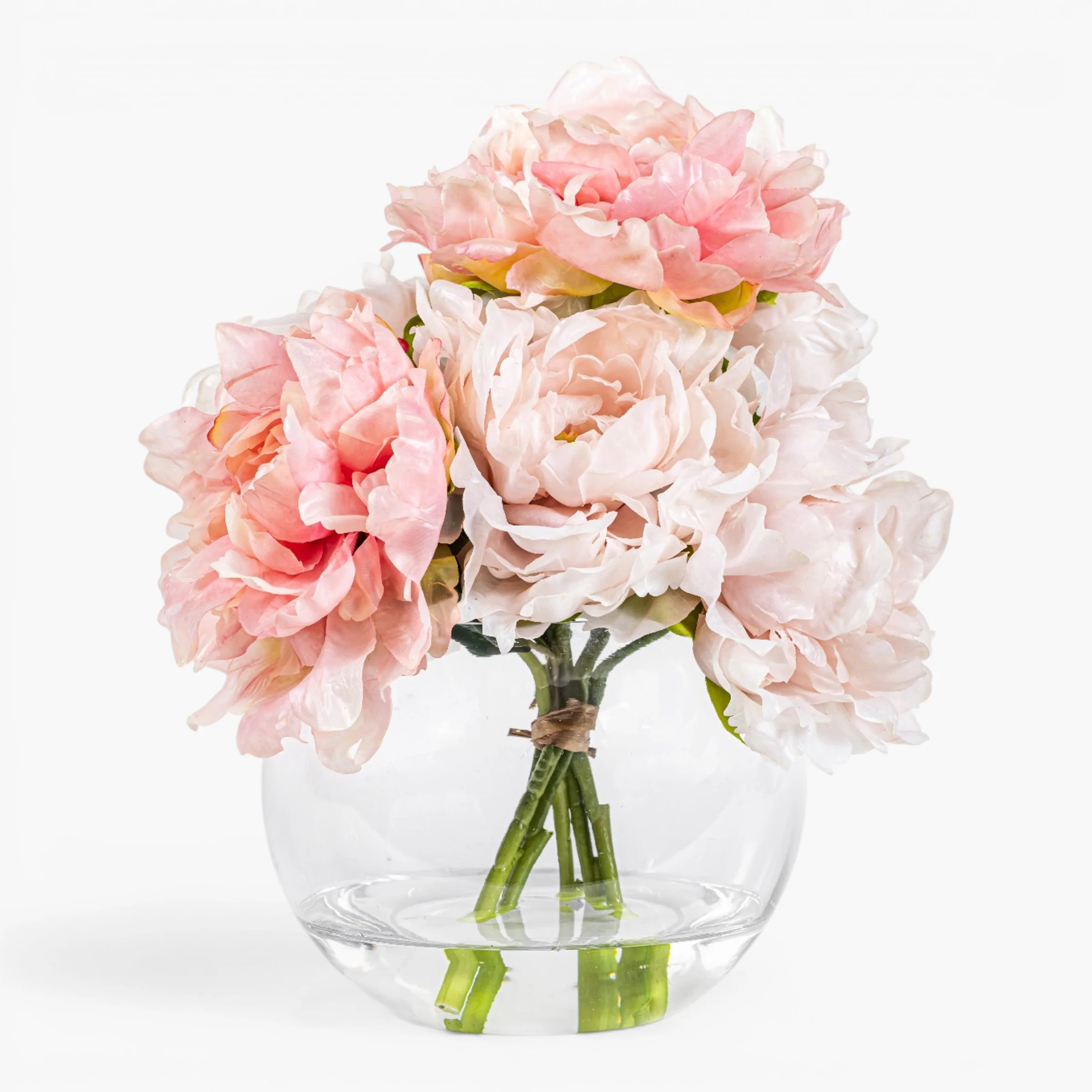 Halo Bowl with Peony Arrangement AR2049