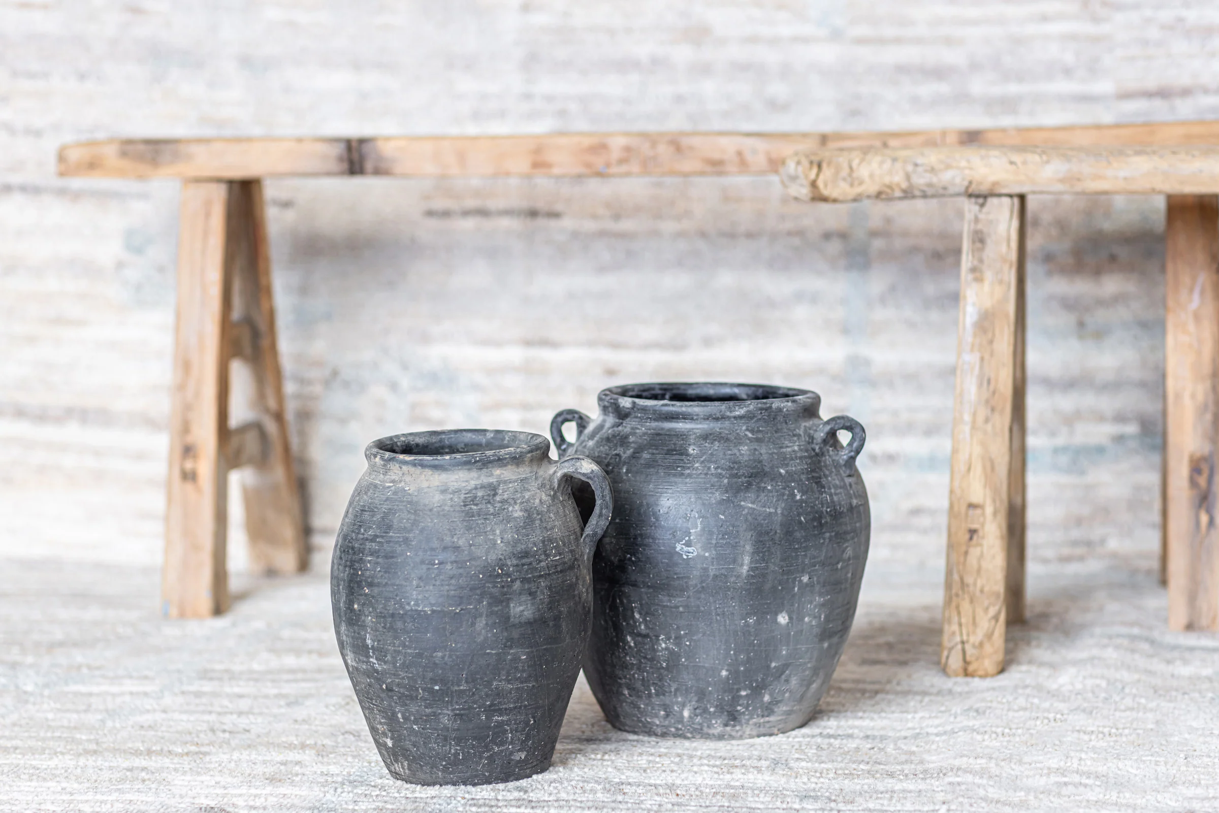 Vintage Clay Pot-2 Handles    CN1152 - Image 6