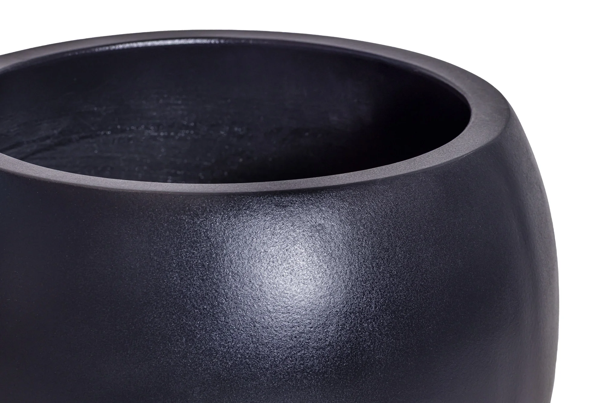 Mack Collection Black Concrete Pot CN1340 - Image 3