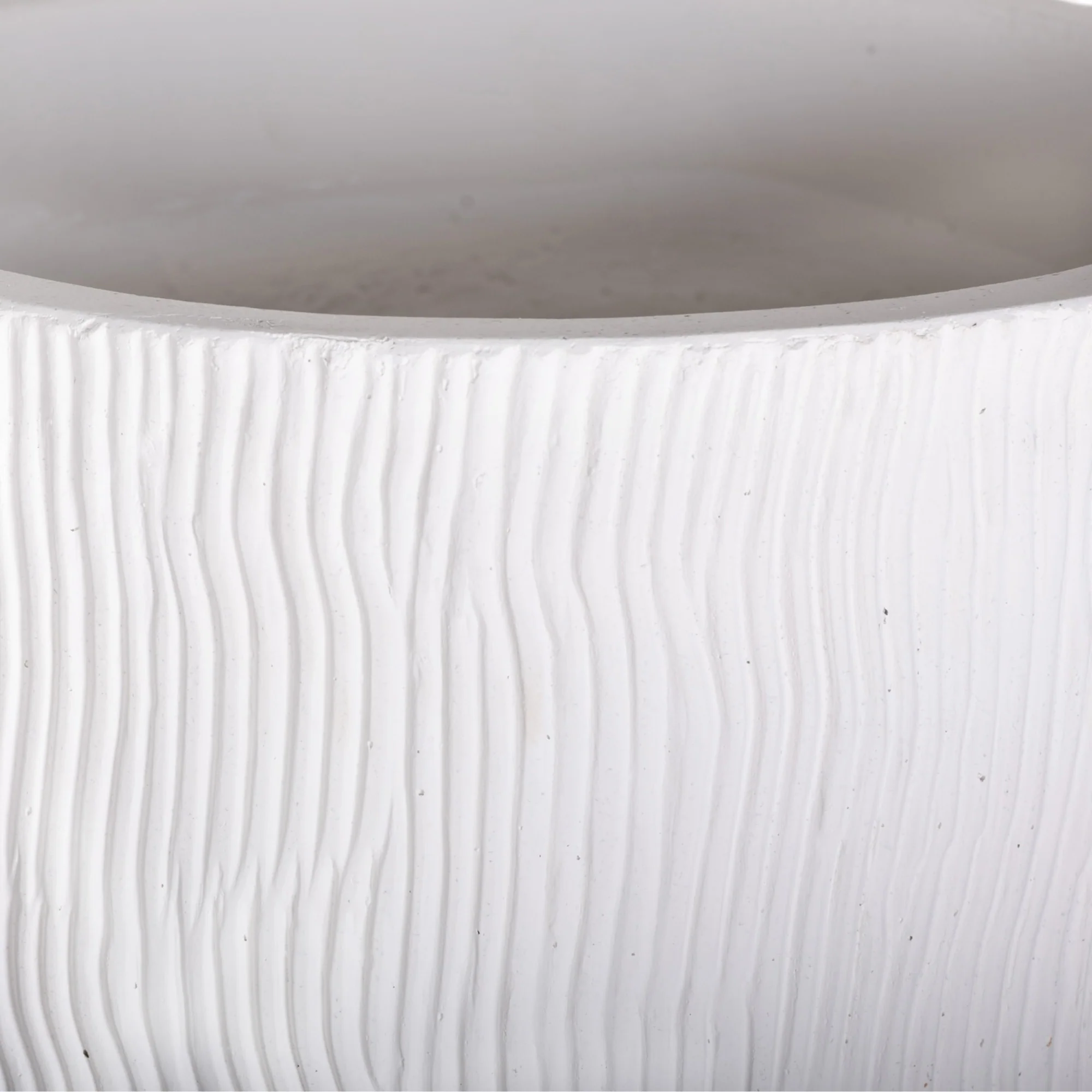 Cove Collection Planter White CN1368 - Image 3