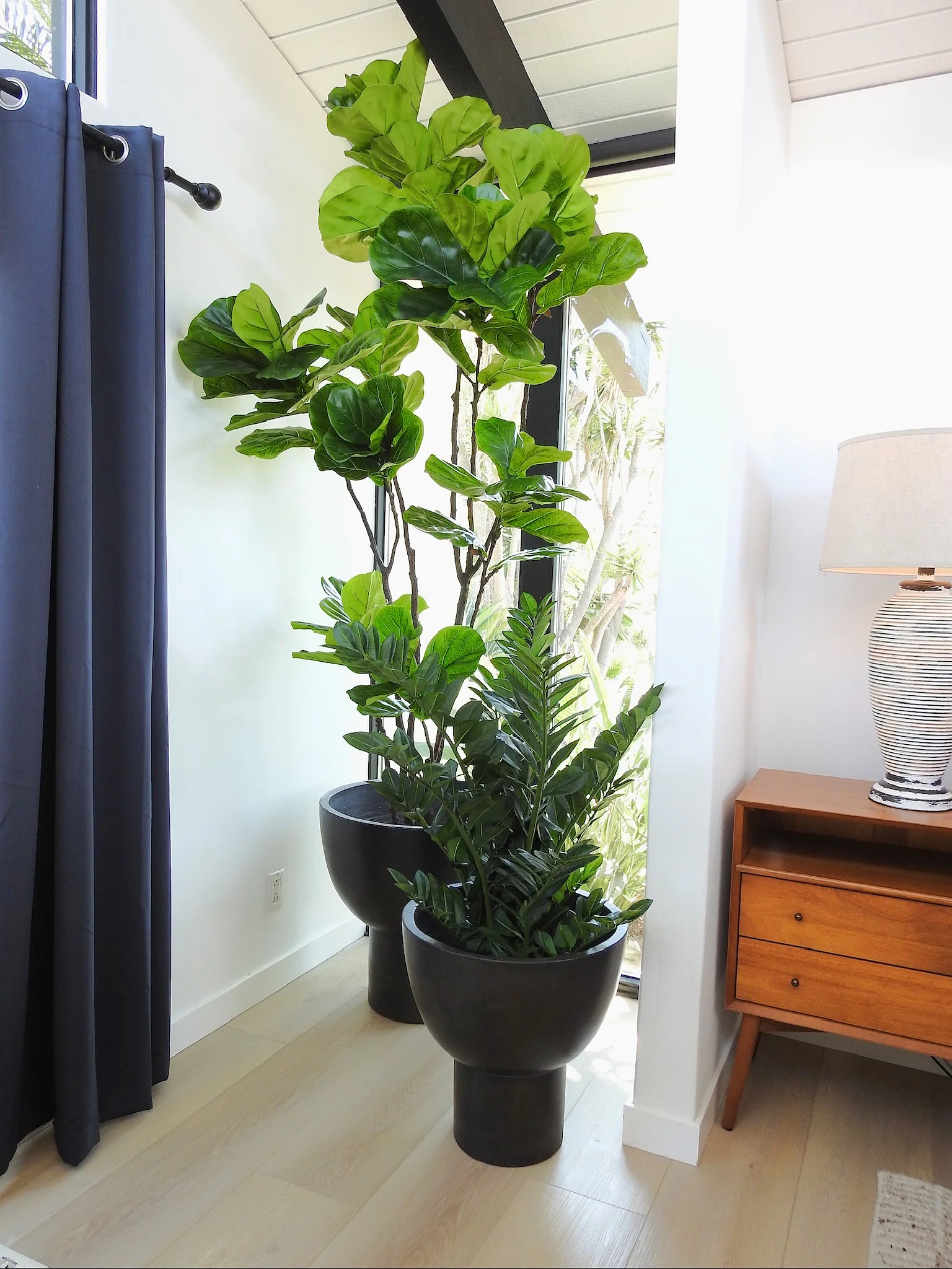 Michael Tall Pot Collection - Black Concrete CN1255 - Image 3