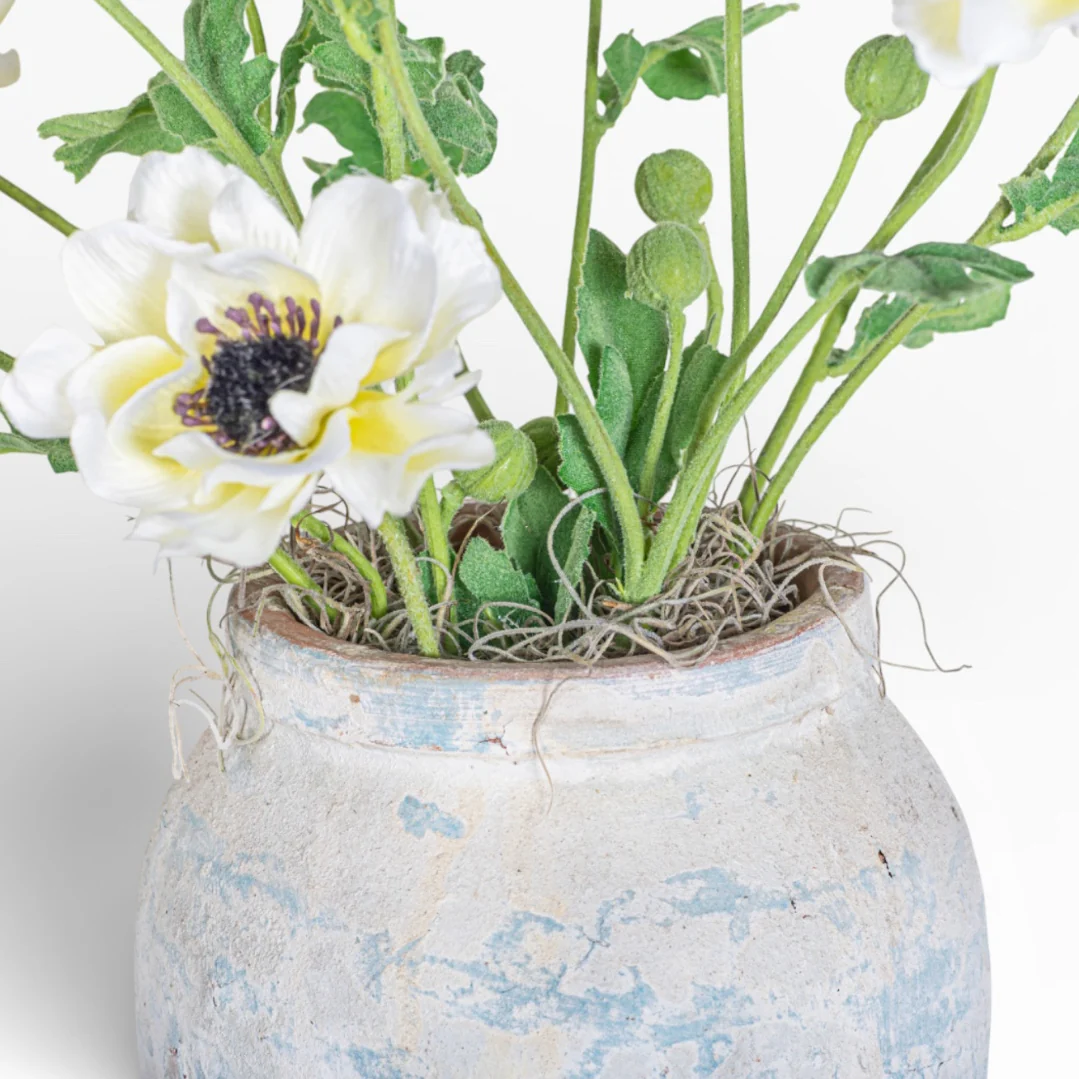 Lyric Pot with Anemone Floral Arrangment AR1451 - Image 3